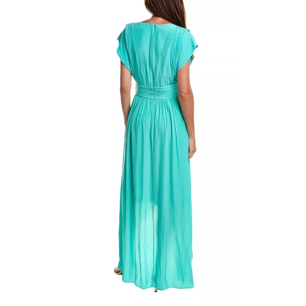 $485 Ramy Brook Rebecca Maxi Dress Malachite Size 8 - Picture 3 of 6
